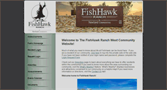 Desktop Screenshot of fishhawkranchwesthoa.com