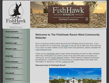 Tablet Screenshot of fishhawkranchwesthoa.com